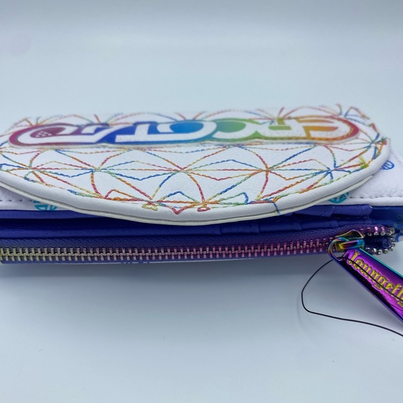 Disney Loungefly Epcot 40th Anniversary Wallet - Picture 6 of 8
